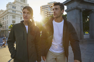 Padded softshell jacket Men